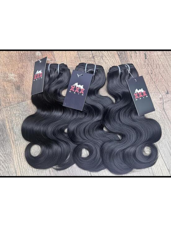 3 Bundle Deal Premium Virgin Body Wave Hair 16”16”16”